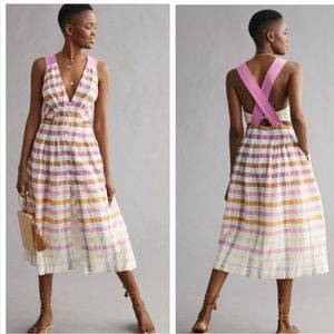 COPY - ANTHROPOLOGIE NWT MAEVE Ombré
Plaid Button Down Textured Cut Out Midi
Dr…